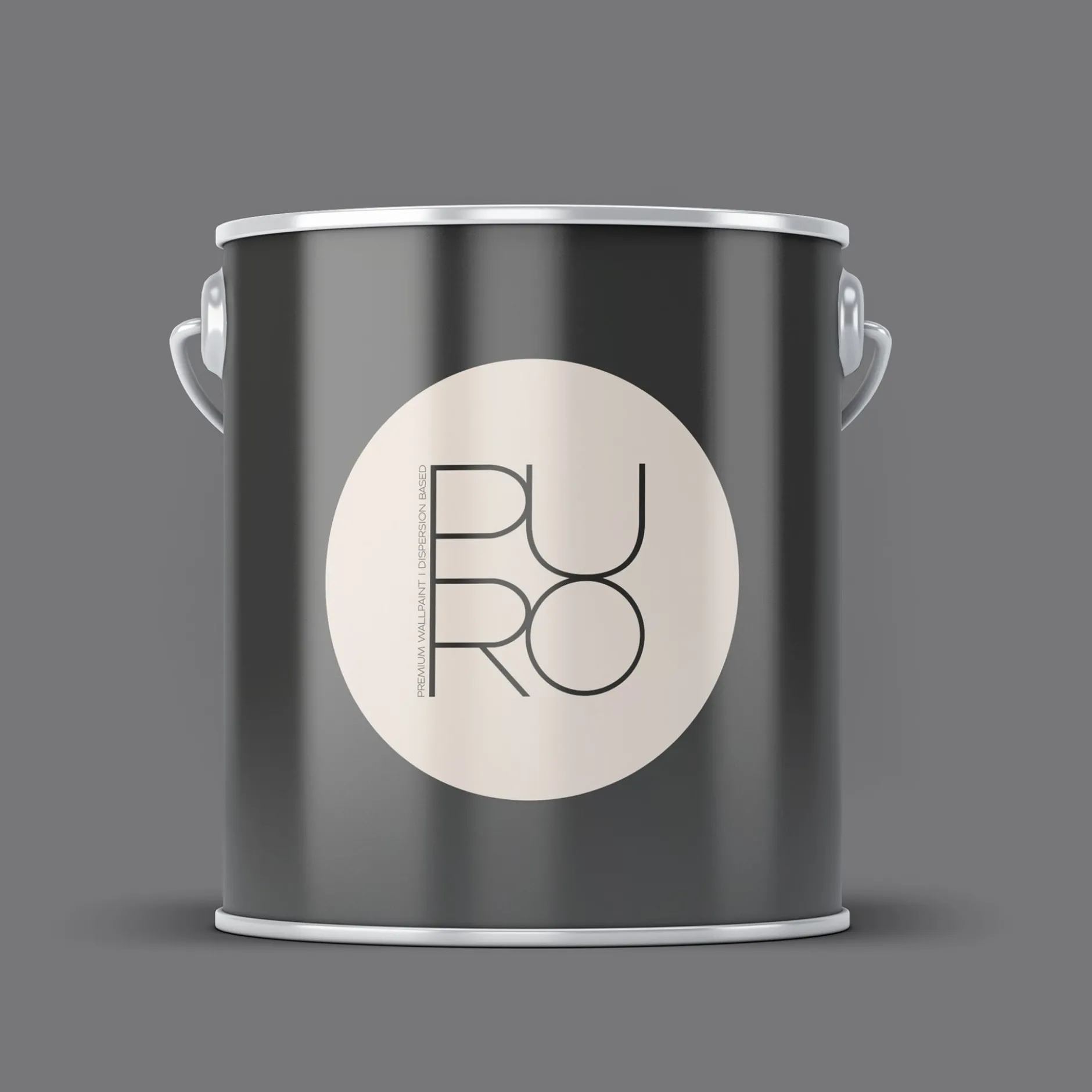 PURO Wandfarbe Grau "Cool Grey" DD125752 1 l