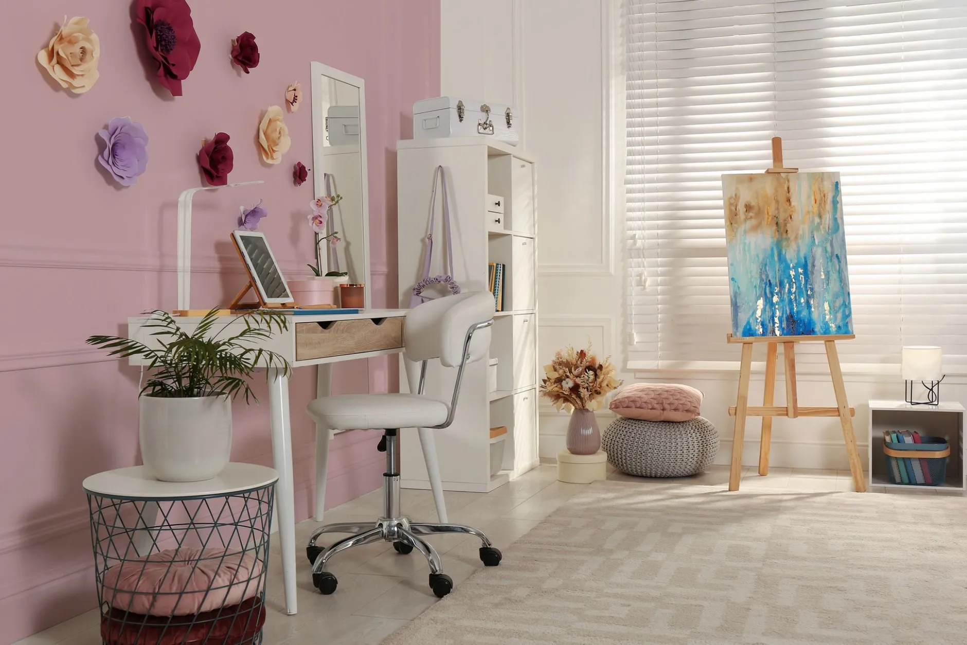 PURO Wandfarbe Rosa "Lovely Rose" DD125800 1 l