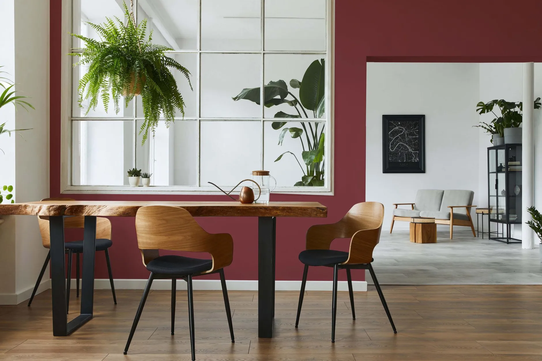PURO Wandfarbe Rot "Varied Red" DD125833 1 l