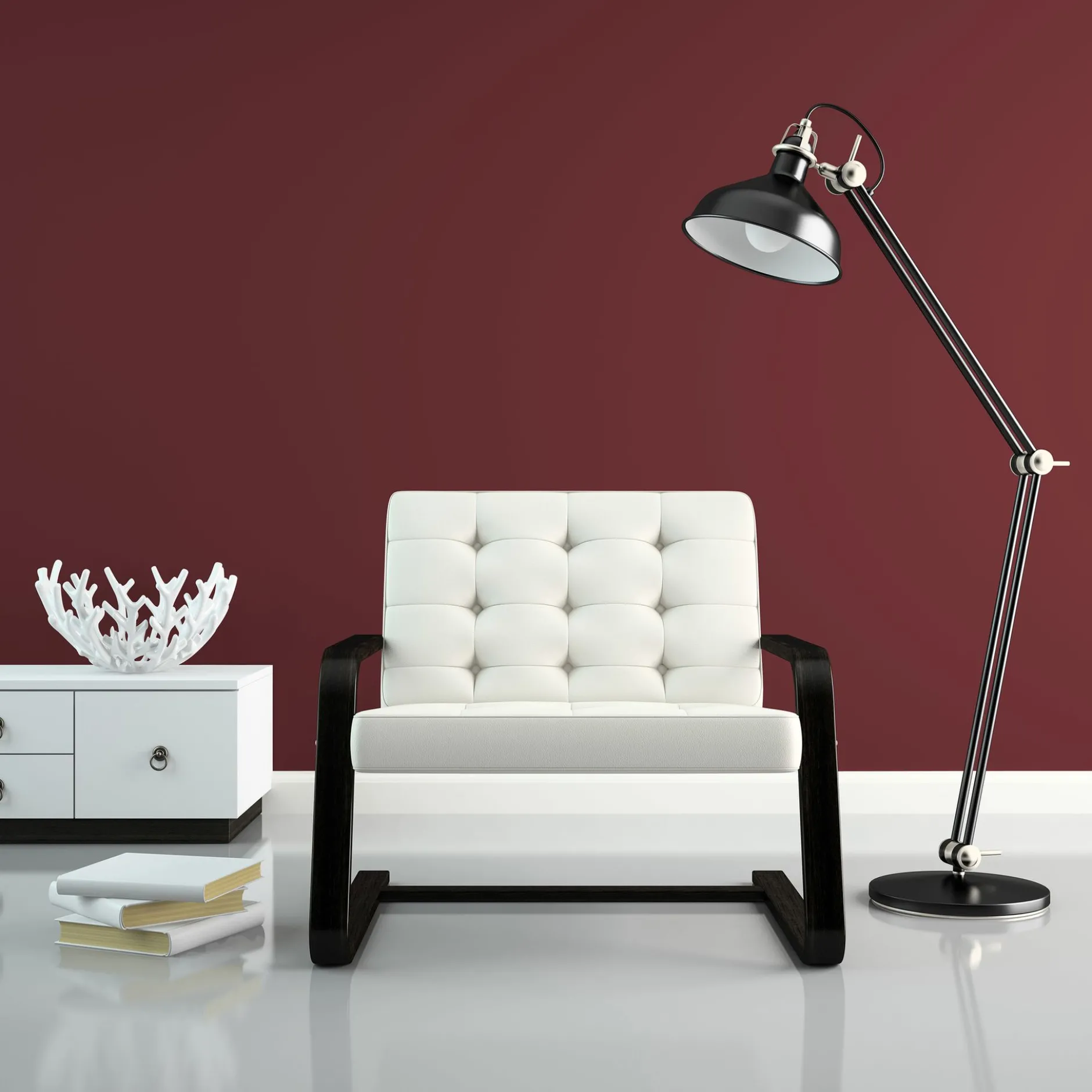 PURO Wandfarbe Rot "Varied Red" DD125833 1 l