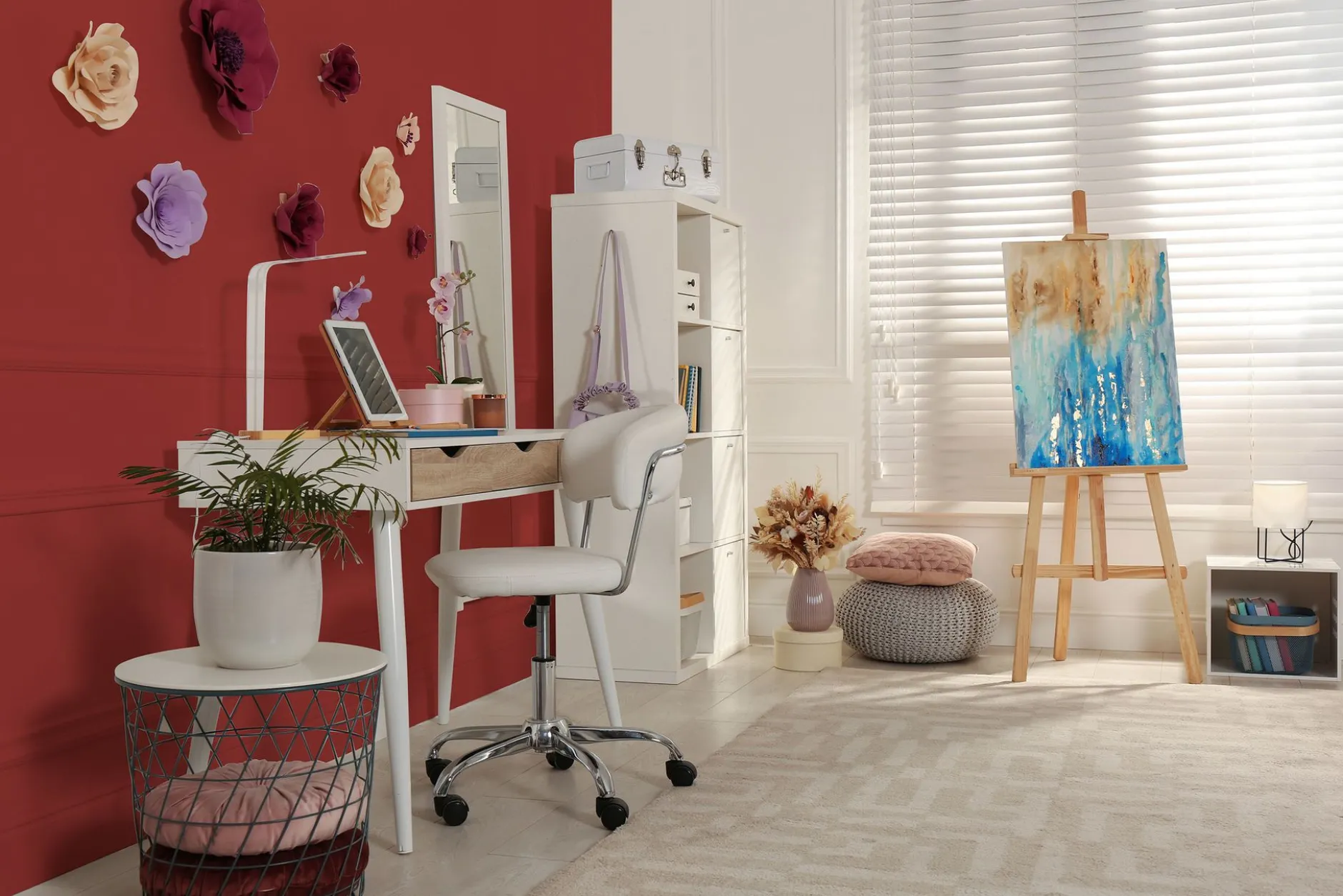 PURO Wandfarbe Rot "Varied Red" DD125821 1 l