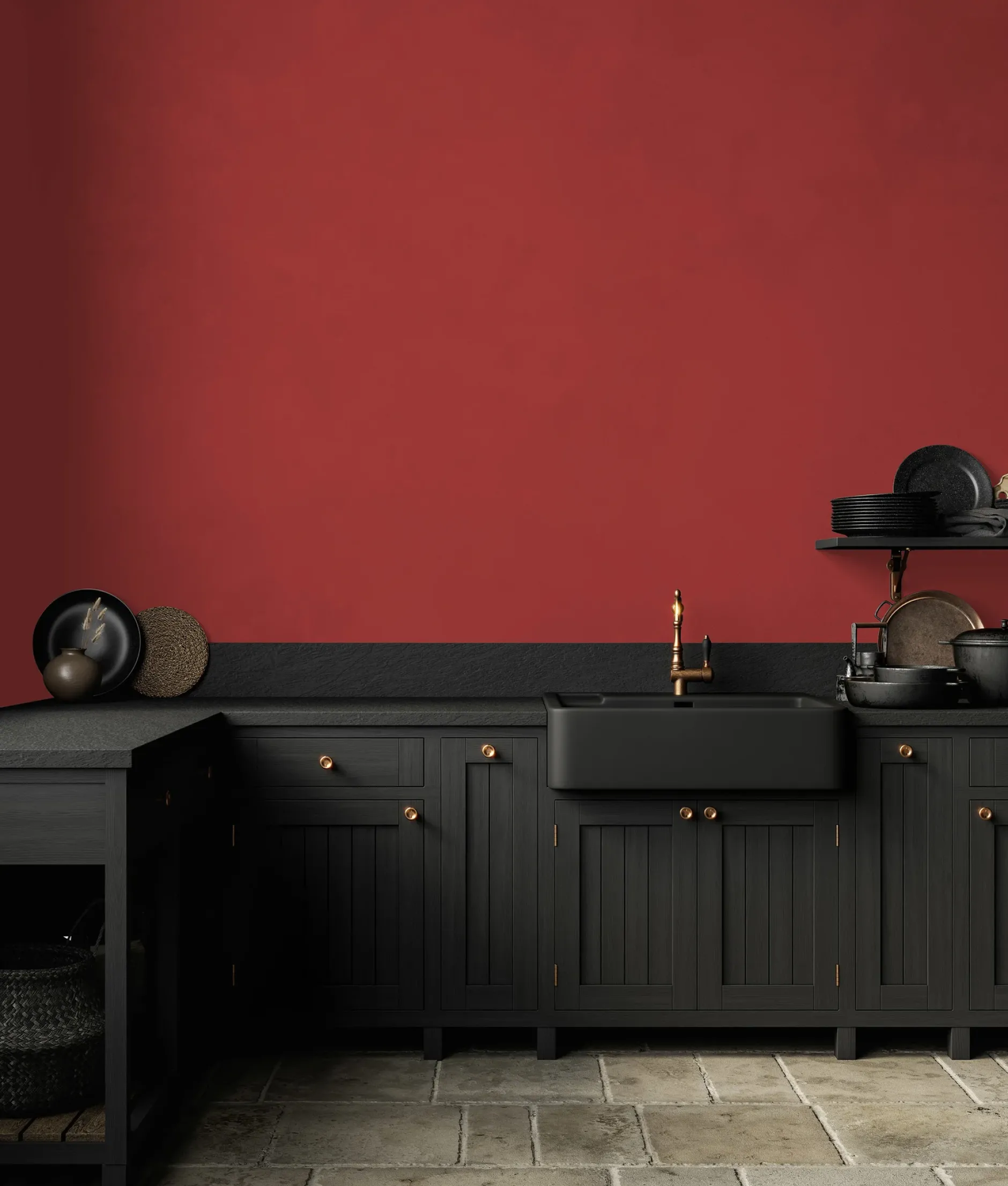 PURO Wandfarbe Rot "Varied Red" DD125821 1 l