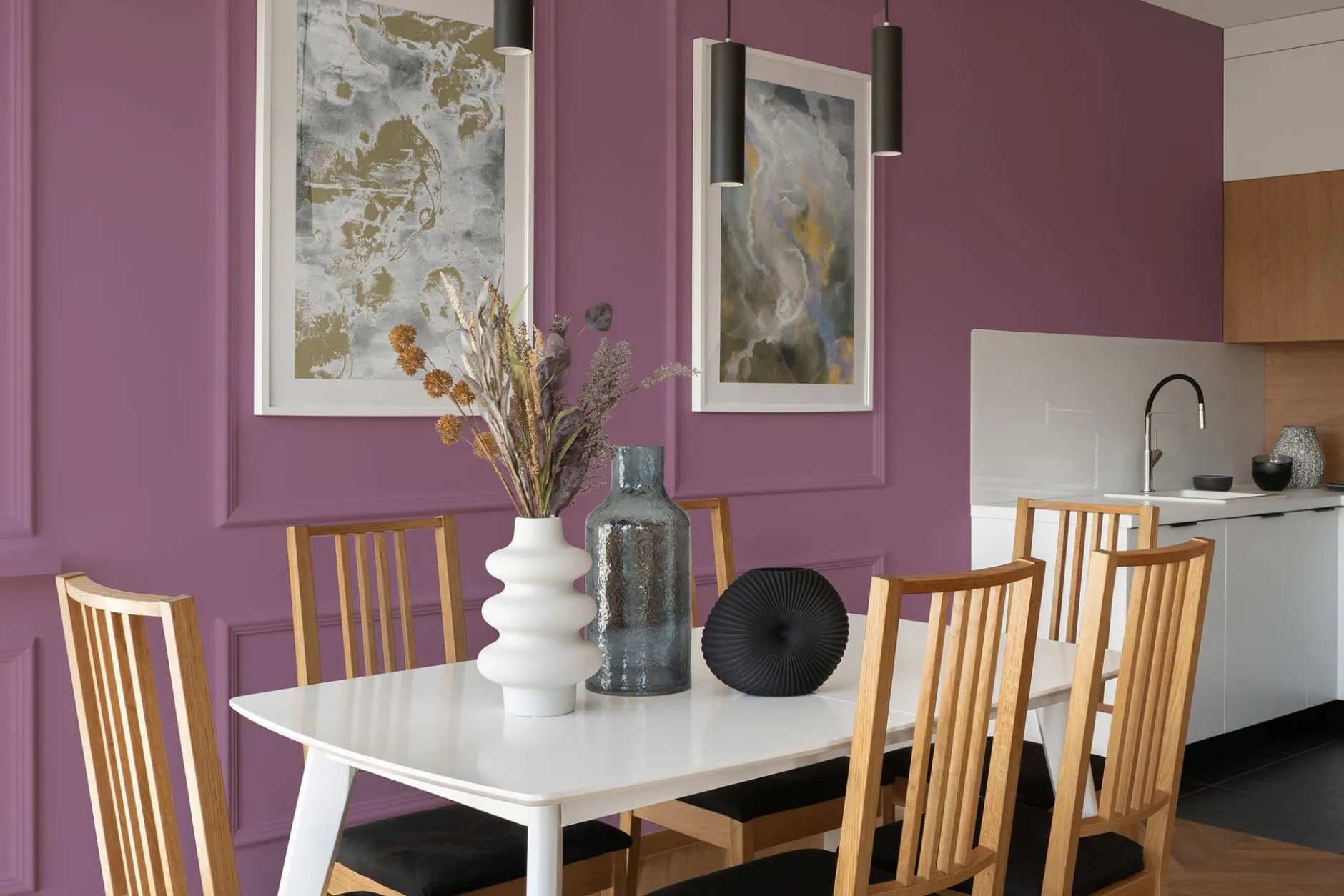 PURO Wandfarbe Violett "Lovely Rose" DD125806 1 l