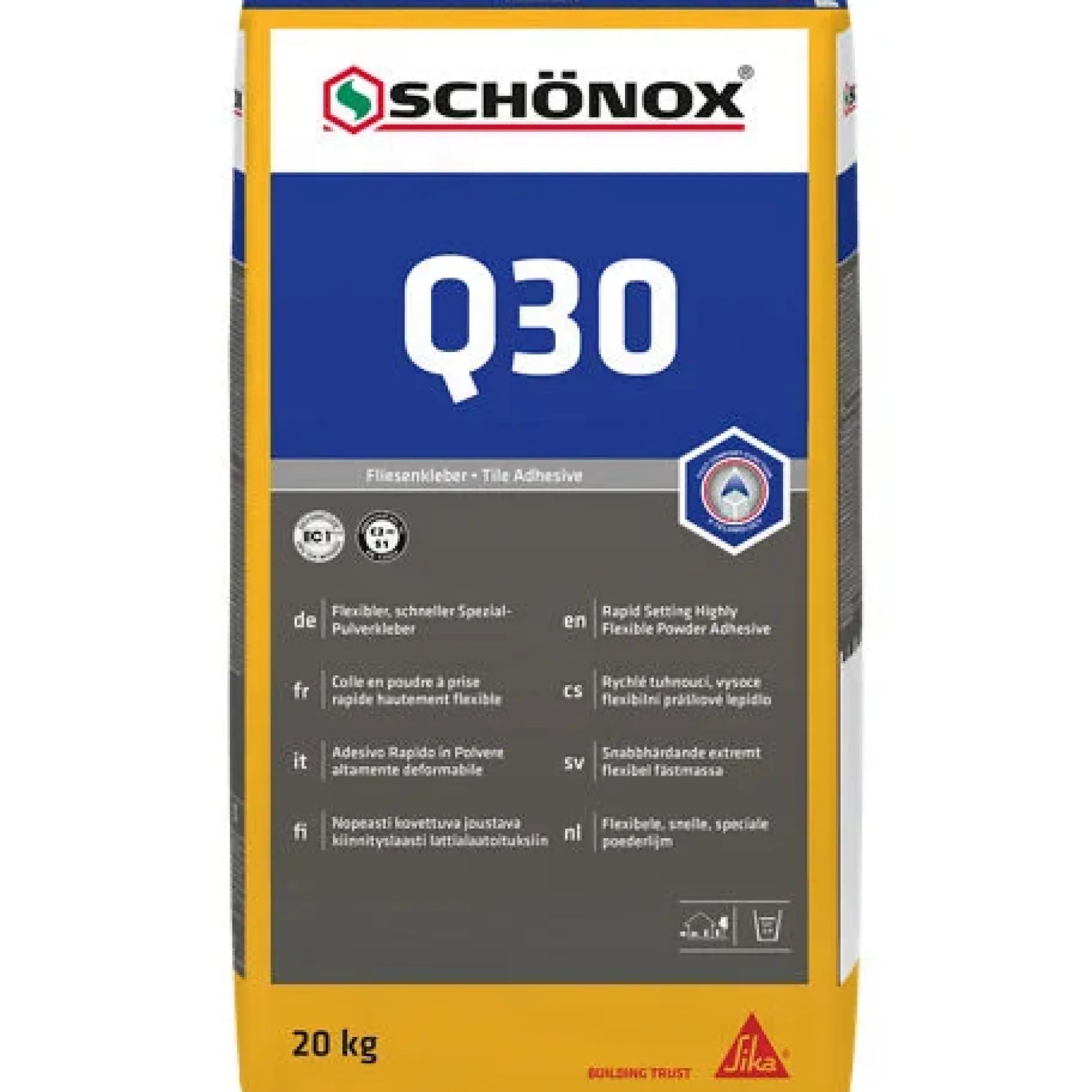 SCHÖNOX® Q30 Spezialpulverkleber 20 kg