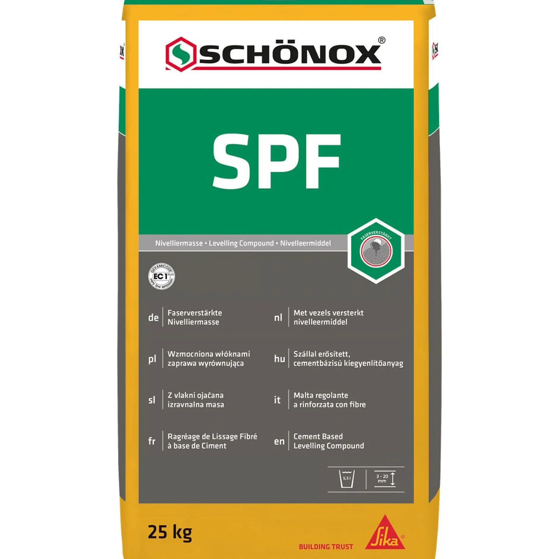 SCHÖNOX® SPF 25 kg
