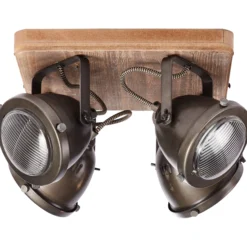 Spotbalken aus Holz - Dilara - Braun