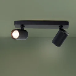 Spotbalken Leonardo - Metall Schwarz