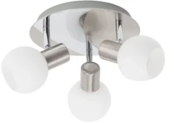 Spotrondell Piet - Glas Metallic