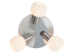 Spotrondell Piet - Glas Metallic