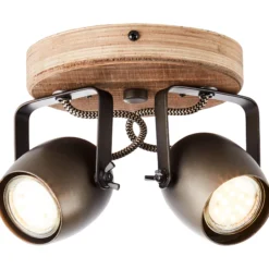 Spotrondell Rio - Holz Schwarz