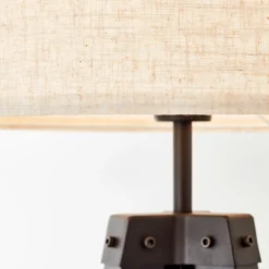Stehleuchte Jack - Textil Braun