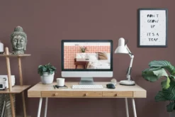 The Color Kitchen Wandfarbe Braun 
