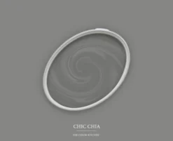 The Color Kitchen Wandfarbe Grau "Chic Chia" TCK1006 2,5 l