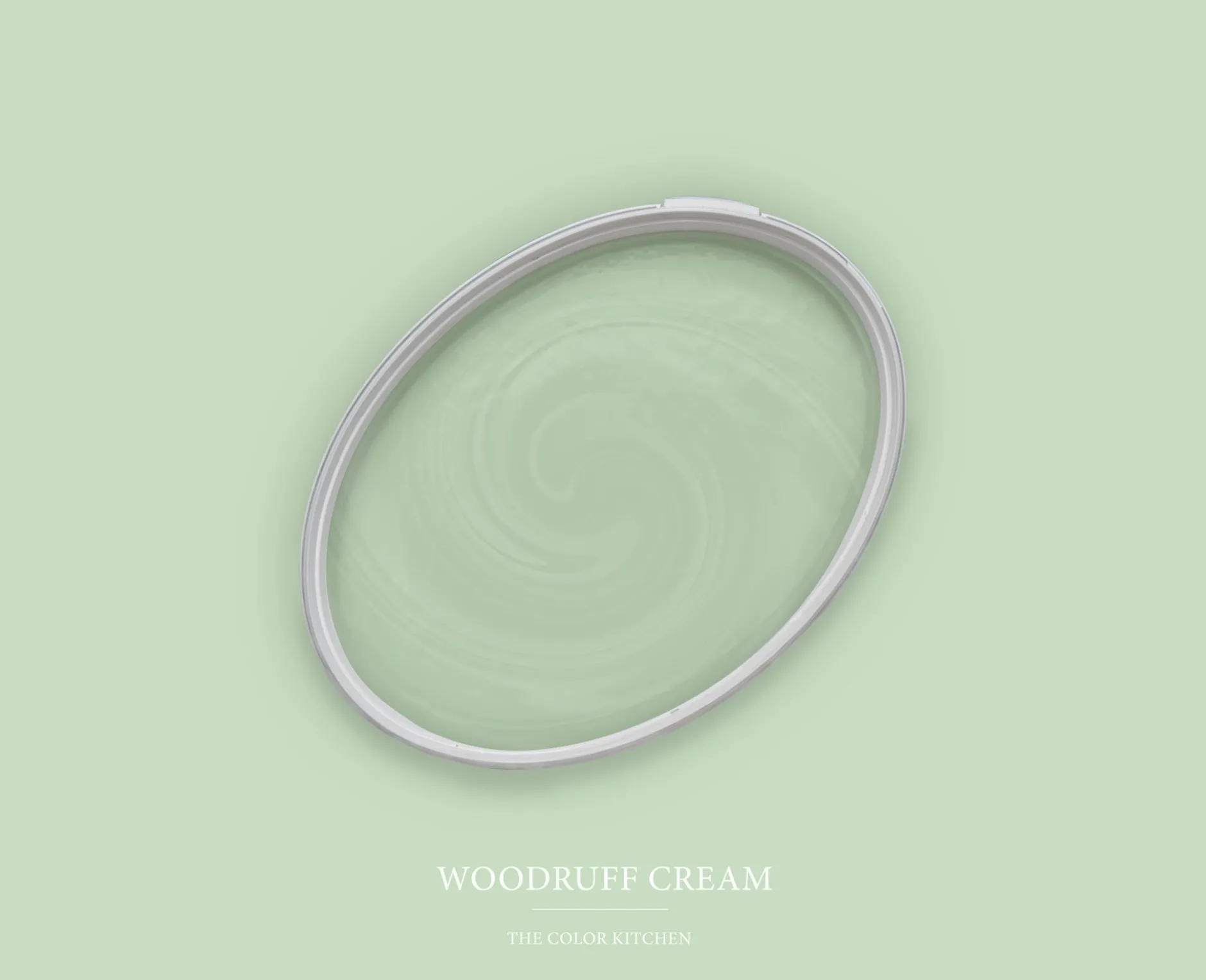 The Color Kitchen Wandfarbe Grün "Woodruff Cream" TCK4007 2,5 l