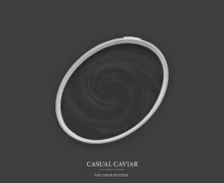 The Color Kitchen Wandfarbe Schwarz "Casual Caviar" TCK1007 2,5 l
