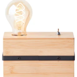 Tischleuchte Bea - Holz Braun
