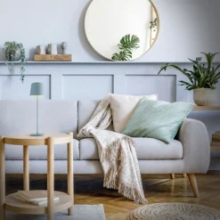 Tischleuchte Cosy - Metall Blau