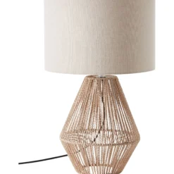 Tischleuchte Konrad - Textil Beige