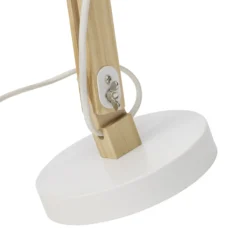 Tischleuchte Lisa - Holz Weiss