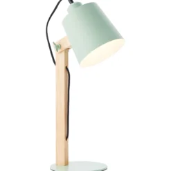Tischleuchte Paul - Holz Grün