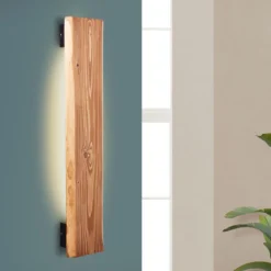 Wandleuchte aus Holz - Gabriel - Braun
