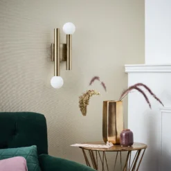 Wandleuchte Lena - Metall Gold
