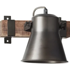 Wandspot Eva - Holz Metallic