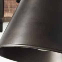 Wandspot Eva - Holz Metallic